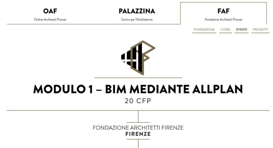 CORSO SUI PROCESSI BIM MEDIANTE ALLPLAN-Ordine Architetti di Firenze