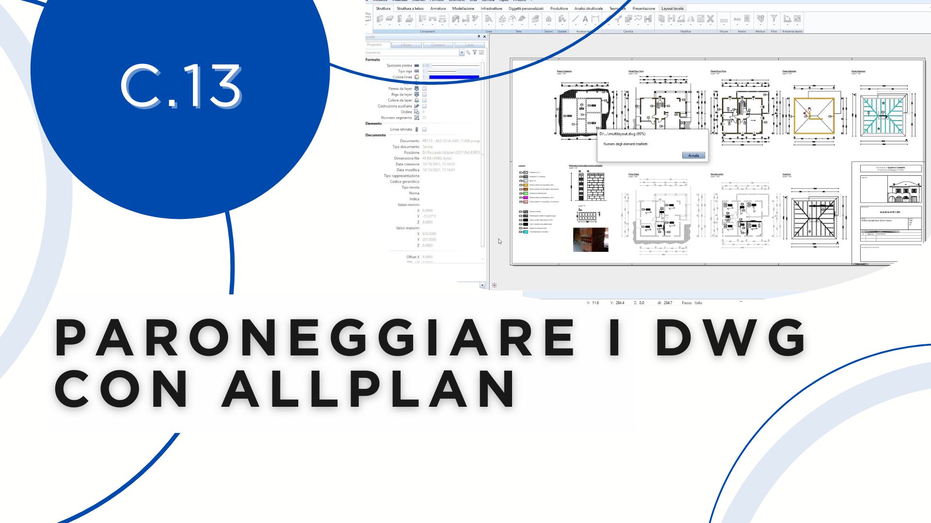PADRONEGGIARE I DWG CON ALLPLAN