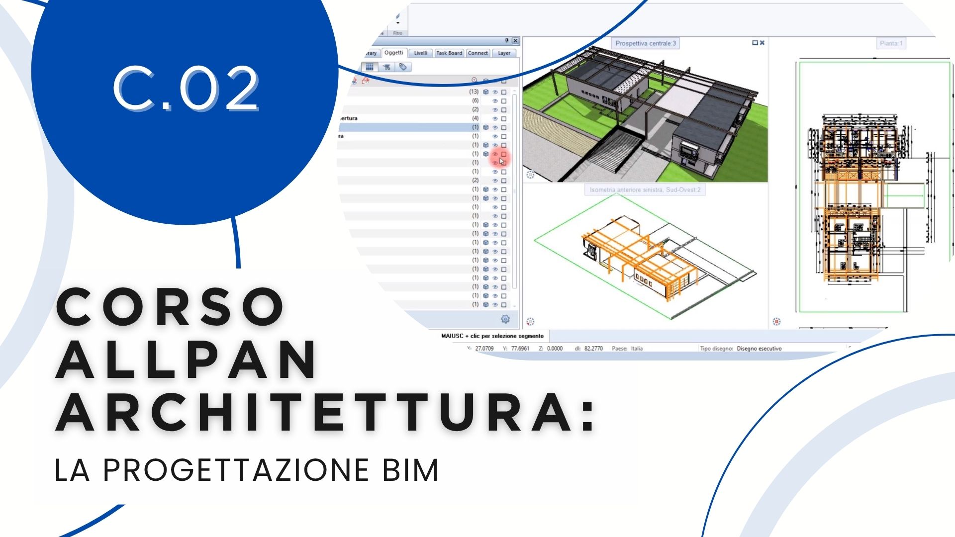 CORSO ALLPLAN ARCHITECTURE - LA PROGETTAZIONE BIM
