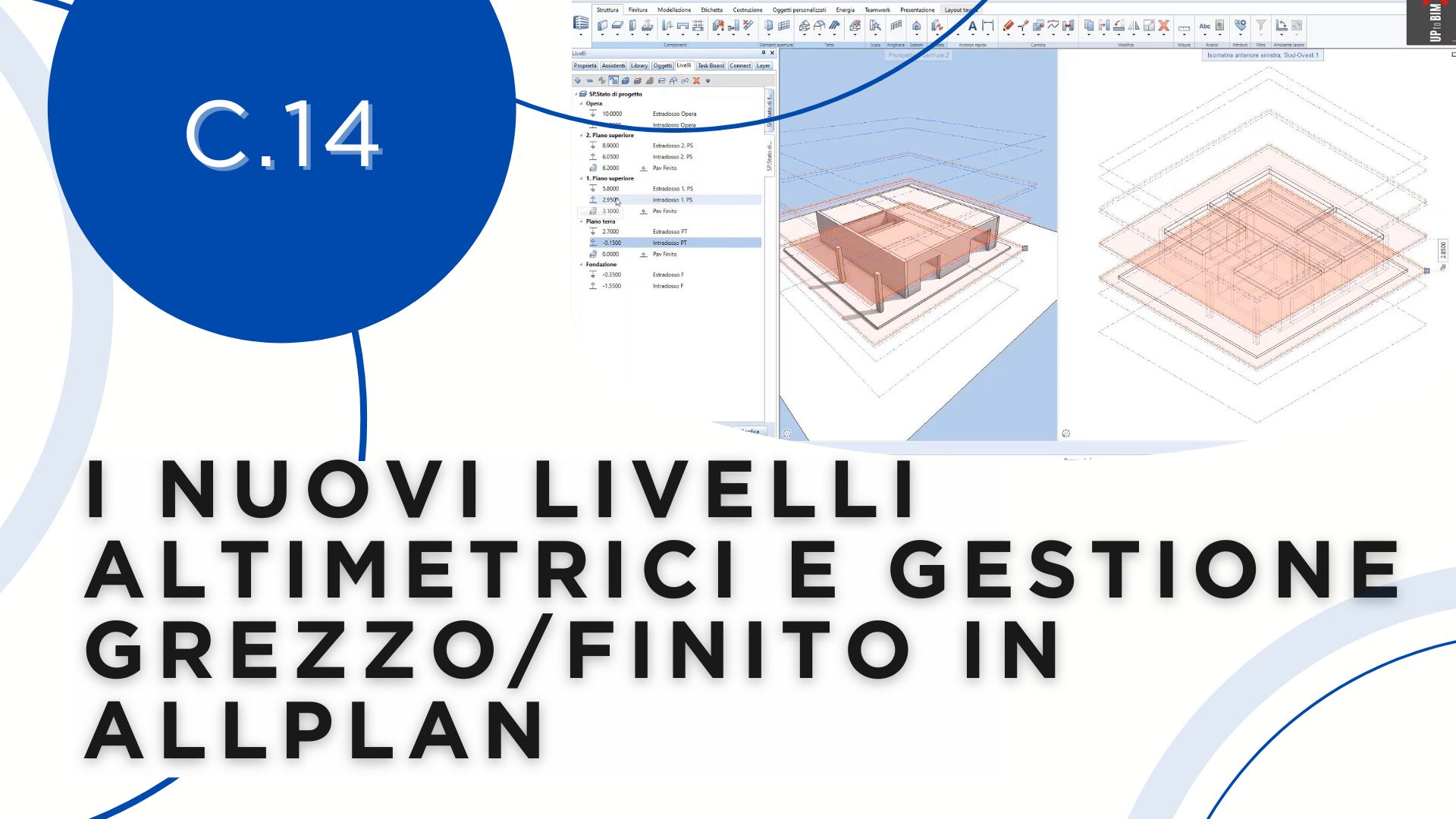 I NUOVI LIVELLI ALTIMETRICI E GESTIONE GREZZO/FINITO IN ALLPLAN